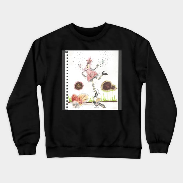 Fairy Finish Crewneck Sweatshirt by cintclare